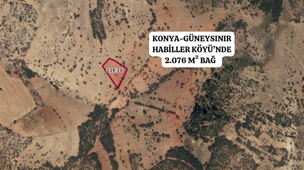 KONYA GÜNEYSINIR HABİLLER KÖYÜNDE 2.076 M² BAĞIMIZ SATILIKTIR - KONYA GÜNEYSINIR fotoğraf 11